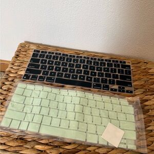 Black and Green Keyboard Cover Set